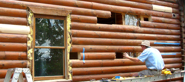 Log Home Repair Whitfield County, Georgia