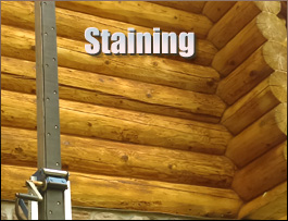  Whitfield County, Georgia Log Home Staining